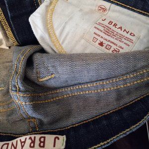 J Brand Flares Dark Wash 29